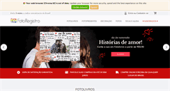 Desktop Screenshot of fotoregistro.com.br
